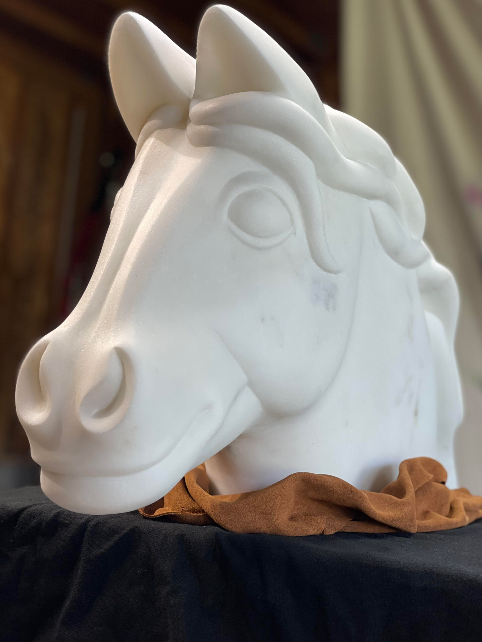 Cavallo Bianco sculpture